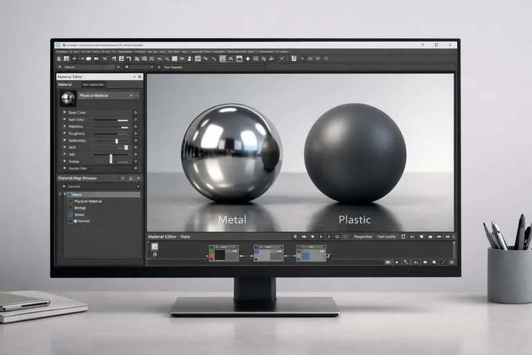 FOTO: 3ds Max ile PBR Materyal Yapısını Anlamak ve Doğru Kurmak