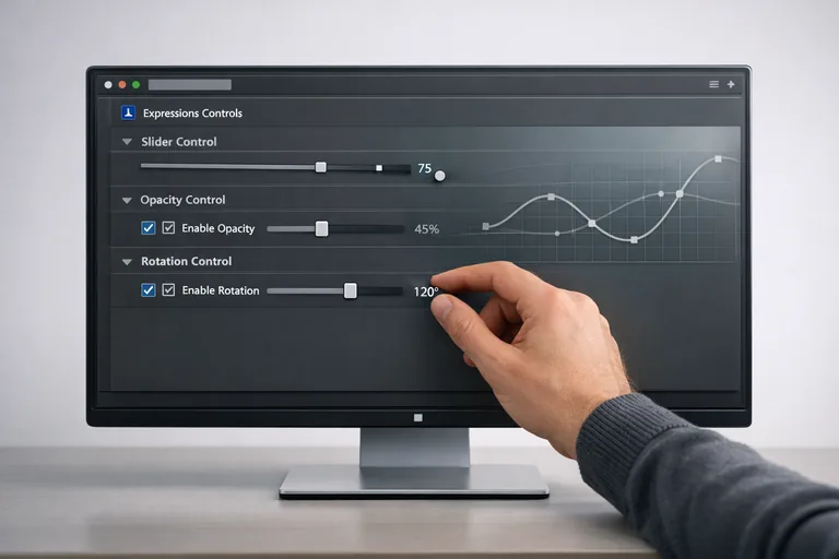 Marka diline uygun küçük genlikli wiggle hareketini slider üzerinden hassas ayarlamak