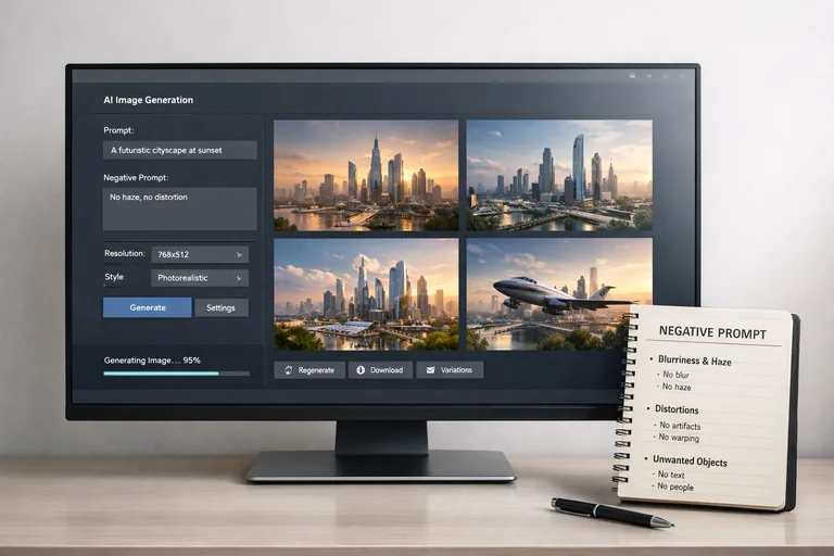 FOTO: AI Görsel Üretimde Negatif Prompt Mantığını Kullanmak ve Hataları Azaltmak