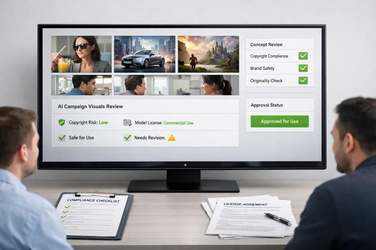 FOTO: AI ile Görsel Üretimde Telif Risklerini Yönetmek ve Güvenli Üretim Yapmak