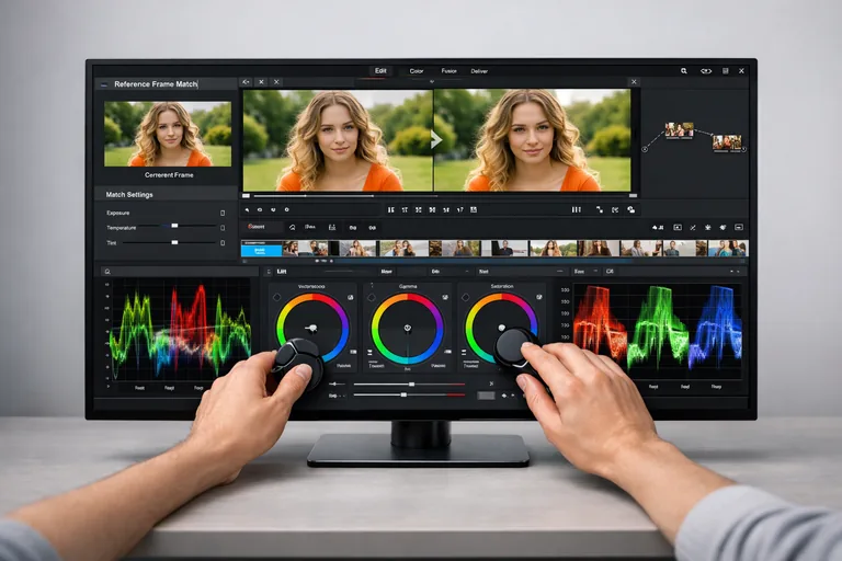 Renk dalgalanmasını izleyip tek bir referans kareden ton eşleştirmesiyle video akışını dengelemek