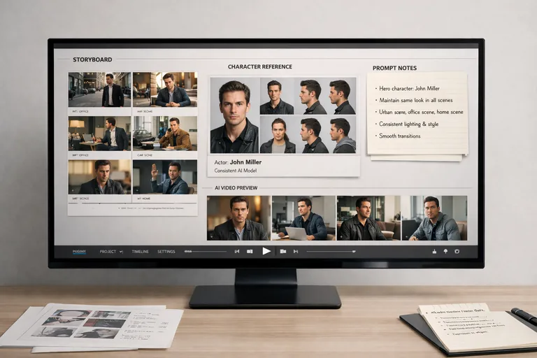 FOTO: AI Video Üretiminde Tutarlı Karakter Üretmek ve Sahne Geçişini Korumak