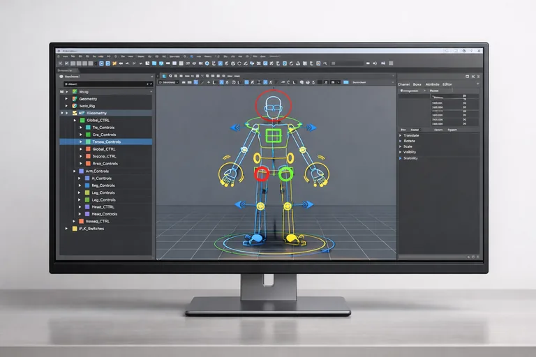 World, root ve COG katmanları ayrılmış kontrol gruplarıyla temiz bir seçilebilirlik sağlamak