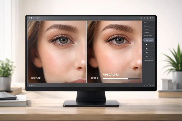Yapay zeka destekli büyütme işlemi sonrası detayların korunmuş olduğu bir örnek çalışma