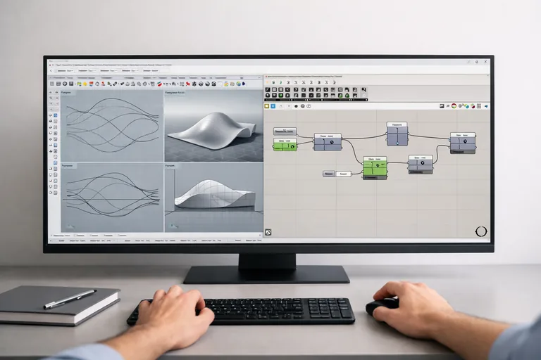 FOTO: Rhinoceros ile Grasshopper Mantığını Anlamak ve Parametrik Tasarım Yapmak