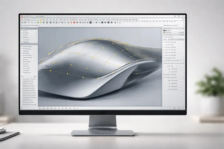 Kontrol noktaları düzenlenerek akıcı geçişlere sahip ürün yüzeyi oluşturma süreci