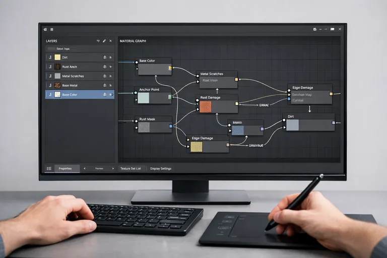 Anchor point referanslarıyla kenar aşınması ve kir katmanlarının uyumlu çalıştığı materyal yapısı