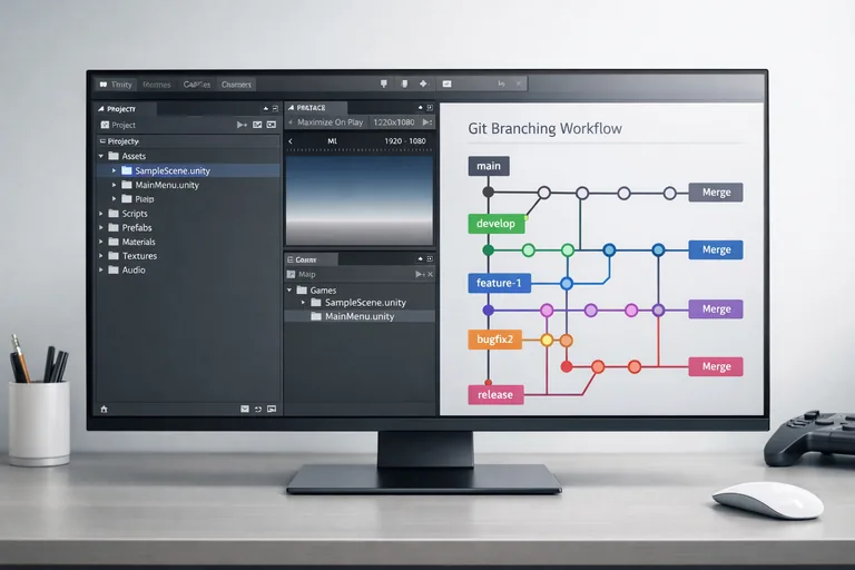 FOTO: Unity ile Git ve Versiyonlama Akışı Kurmak ve Çakışmaları Azaltmak