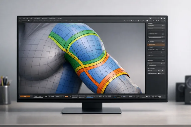 Omuz ve dirsek bölgesinde bükülmeye uygun loop yerleşimi ve yoğunluğun eklem hattında kademeli artması